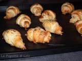 Minis croissants au lardons et reblochon