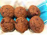 Muffins choco-framboises pleins d’antioxydants