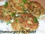   Hamburgers   de Poulet
