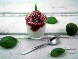 Glace fraise basilic et noix de coco combawa