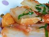 Côtes de blettes à la tomate