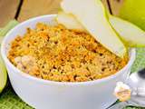 Crumble poire cardamome