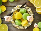 Macarons citron jaune et vert