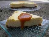 Cheesecake au fromage blanc et sauce aux caramels inratable