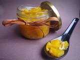 Chutney de mangue et échalotes
