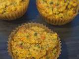 Muffins Sans Gluten Lentilles Corail Carottes Echalotes et Curry