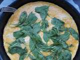 Omelette Brousse Epinards