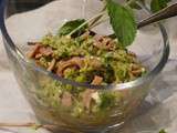 Salade Courgettes Jambon Menthe et Feta