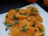 Salade d'Oranges Basilic et Pistaches