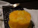 Salade de Mangue et de Banane Au Gingembre en Gelée d'Orange