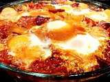 Gratin d'oeufs à l'espagnole