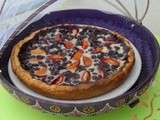 Tarte aux myrtilles et brugnons