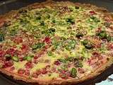 Tarte fuits rouges et pistaches