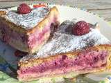 Bakewell pudding aux framboises