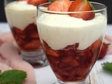 Coupe fraises et yaourt grec