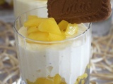 Crème au mascarpone mangue et spéculoos