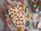 Oeuf de Pâques aux biscuits roses