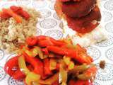 Poisson et chorizo une association qui matche à tous les coups ...
http://www.latabledeclara.fr/2017/05/dos-de-cabillaud-en-croute-de-chorizo.html 
Bon appétit ! ! ! ! 
#chorizo #cabillaud #poisson