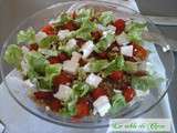 Salade d'été tomates quinoa et feta