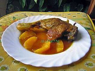 Version du canard à l'orange