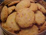 Biscuits aux canneberges séchées, orange et noix de Grenoble