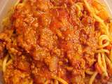 Délicieuse sauce a spaghetti