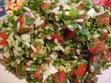 Salade de riz Viviane style taboulé