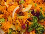 Salade Viviane au brocoli et carottes, vinaigrette d'agrumes