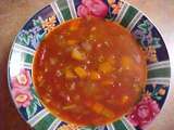 Soupes Viviane aux tomates et aux légumes