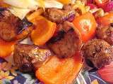Brochettes de poulet balsamique super délicieuses