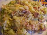 Casserole de porc, brocoli et riz (avec reste de rôti de porc)