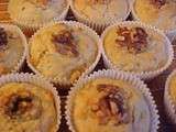 Cupcakes aux pommes et aux noix