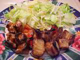 Délicieuses brochettes de poulet à la chinoise sur bbq