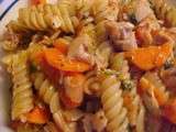 Fusilli au poulet et légume à la portugaise(massada)