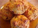 Muffins au fromage, aux noix et aux tomates séchées
