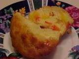 Muffins aux poivrons et au fromage