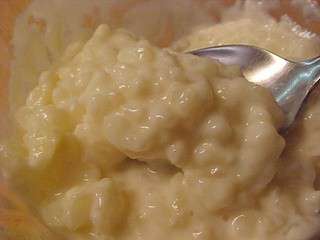 Pouding au riz crémeux
