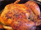 Poulet rôti tout simple Viviane ( idéal pour débutante)
