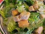 Salade césar crémeuse, facile et rapide