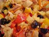 Salade de thon aux coeurs d'artichauts et aux coeurs de palmier
