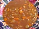 Soupe au boeuf et à l'orge