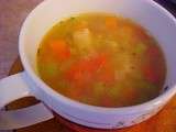 Soupe aux poulet rapide