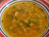 Soupe poulet et pâtes