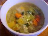 Soupe santé aux légumes