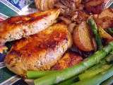 Suprêmes de poulet marinés au xérès, citron et paprika fumé