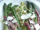 Salade d'asperges et de jambon cru
