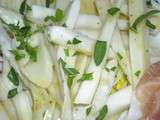 Salade de fenouil, vinaigrette miel-orange