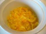 Sauce toute simple au poivron jaune et à la muscade