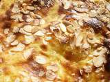 Tarte à la crème de riz et aux amandes