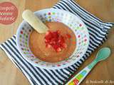 Baby Food #9 : compote pommes rhubarbe et morceaux de fraise